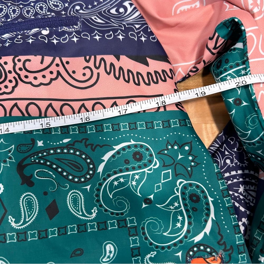 Patchwork Paisley Women's Utility Jacket - image 4